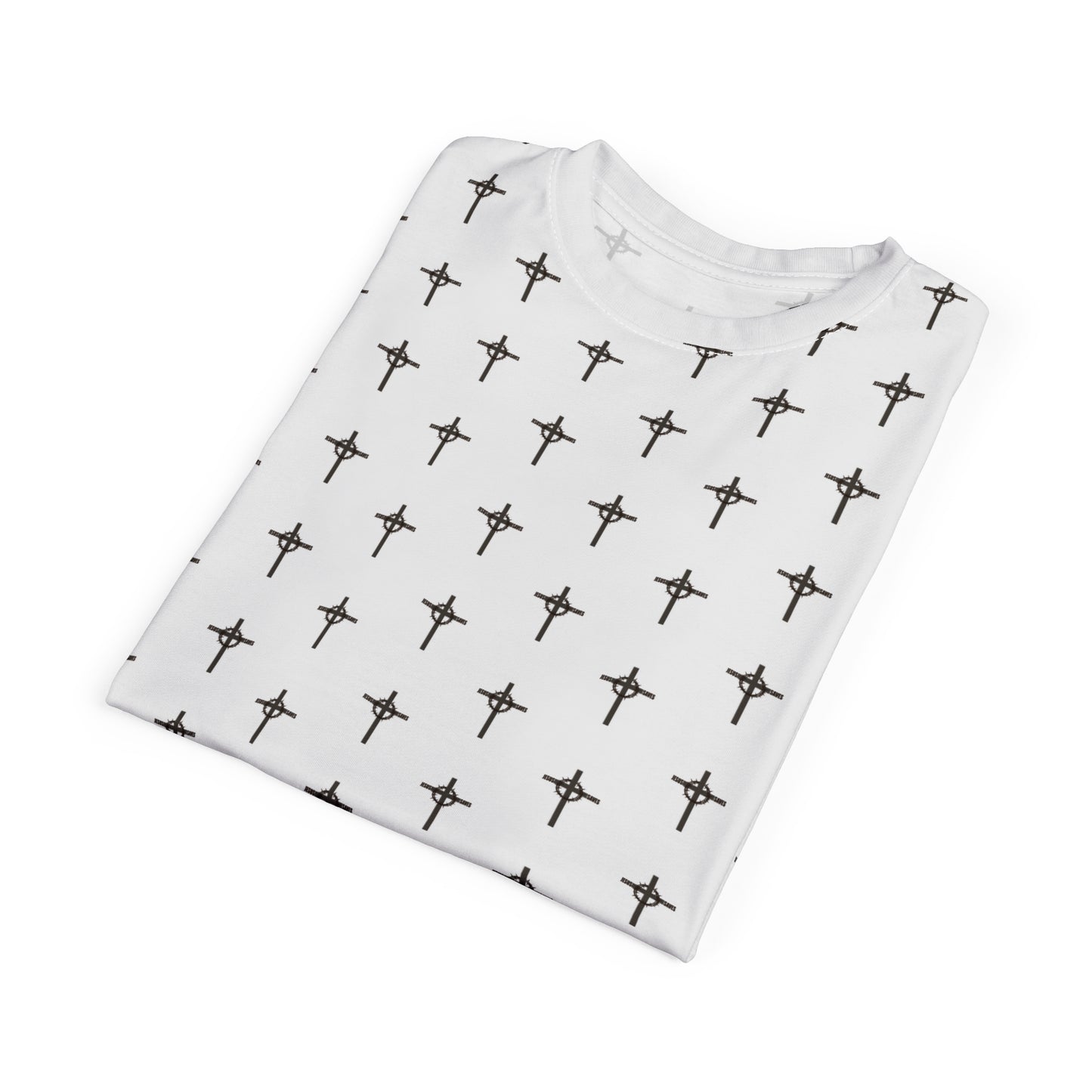 Jesus Saves Cross and Crown T-Shirt
