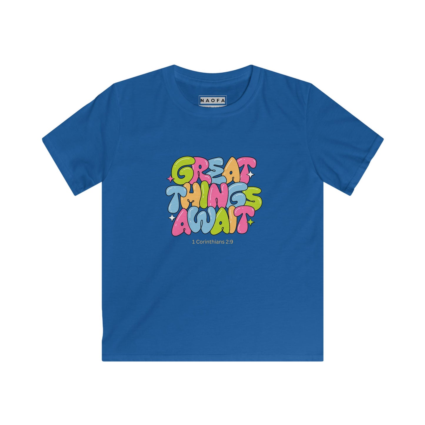 T-shirt pour enfants « De grandes choses vous attendent »