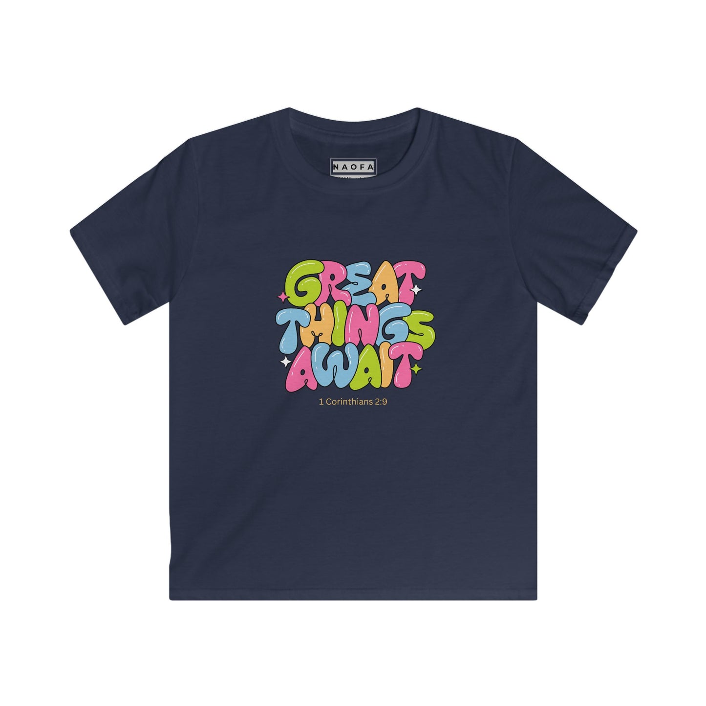 T-shirt pour enfants « De grandes choses vous attendent »