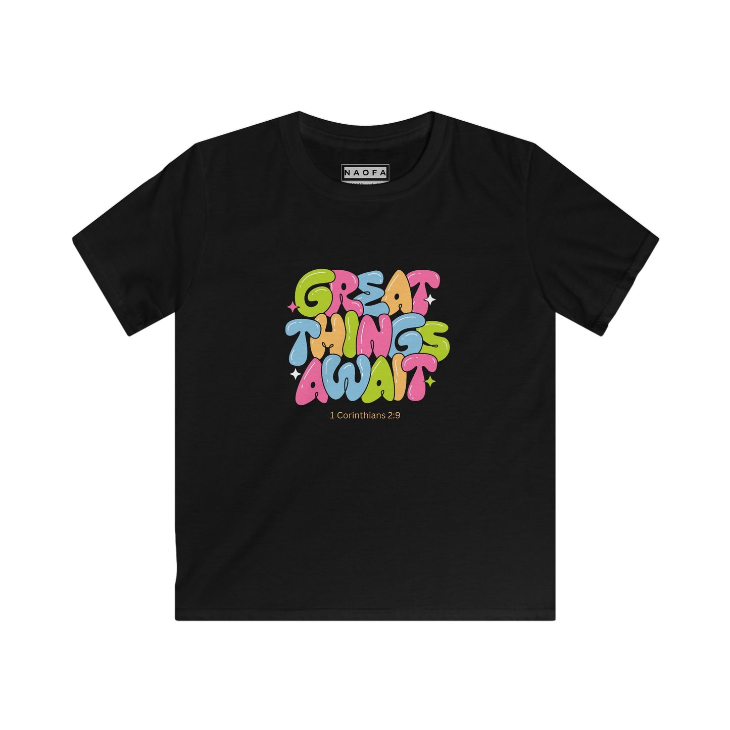 T-shirt pour enfants « De grandes choses vous attendent »