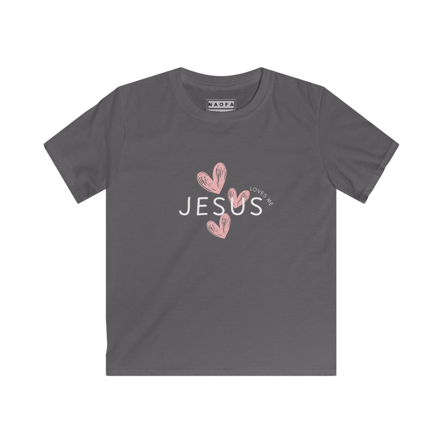 T-shirt pour enfants Jésus m'aime