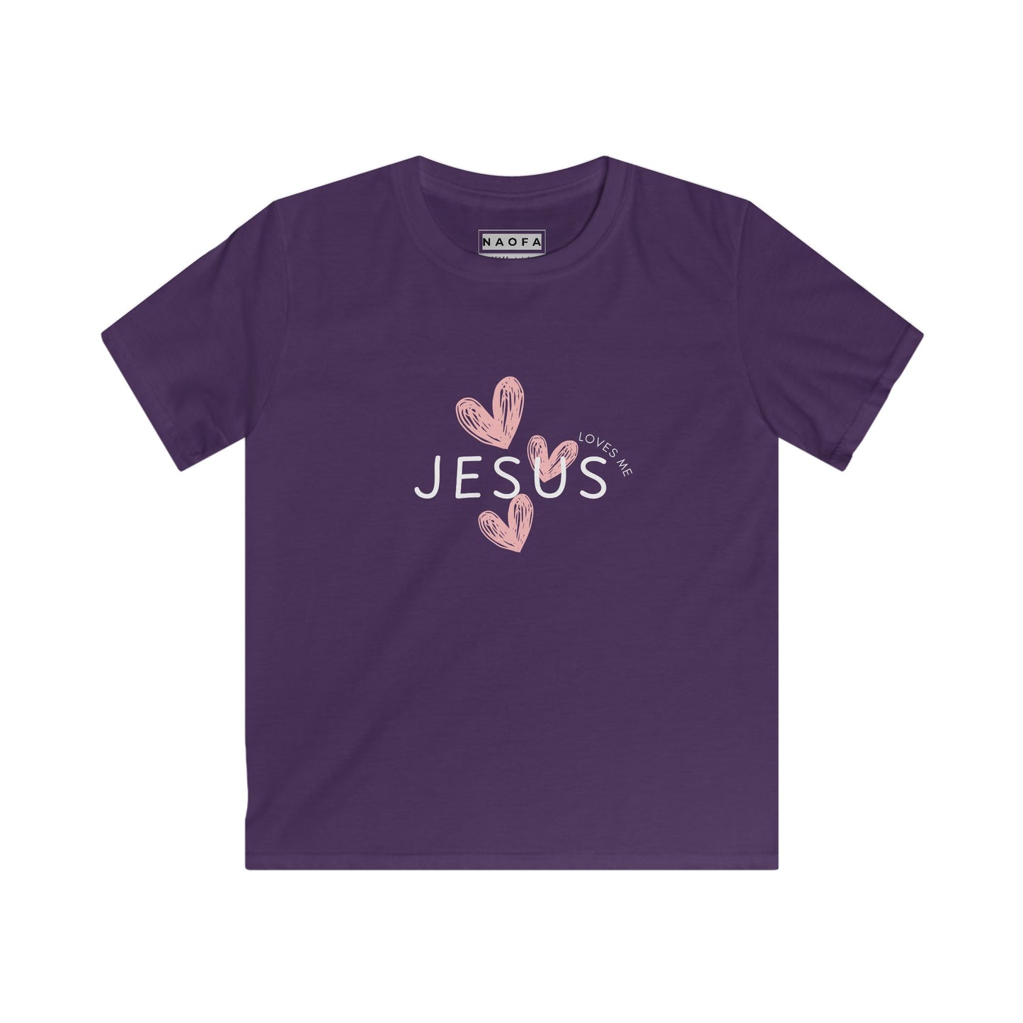 T-shirt pour enfants Jésus m'aime