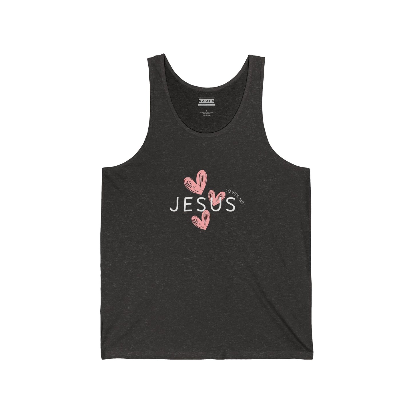 Christian Jersey Tank - Jesus loves me