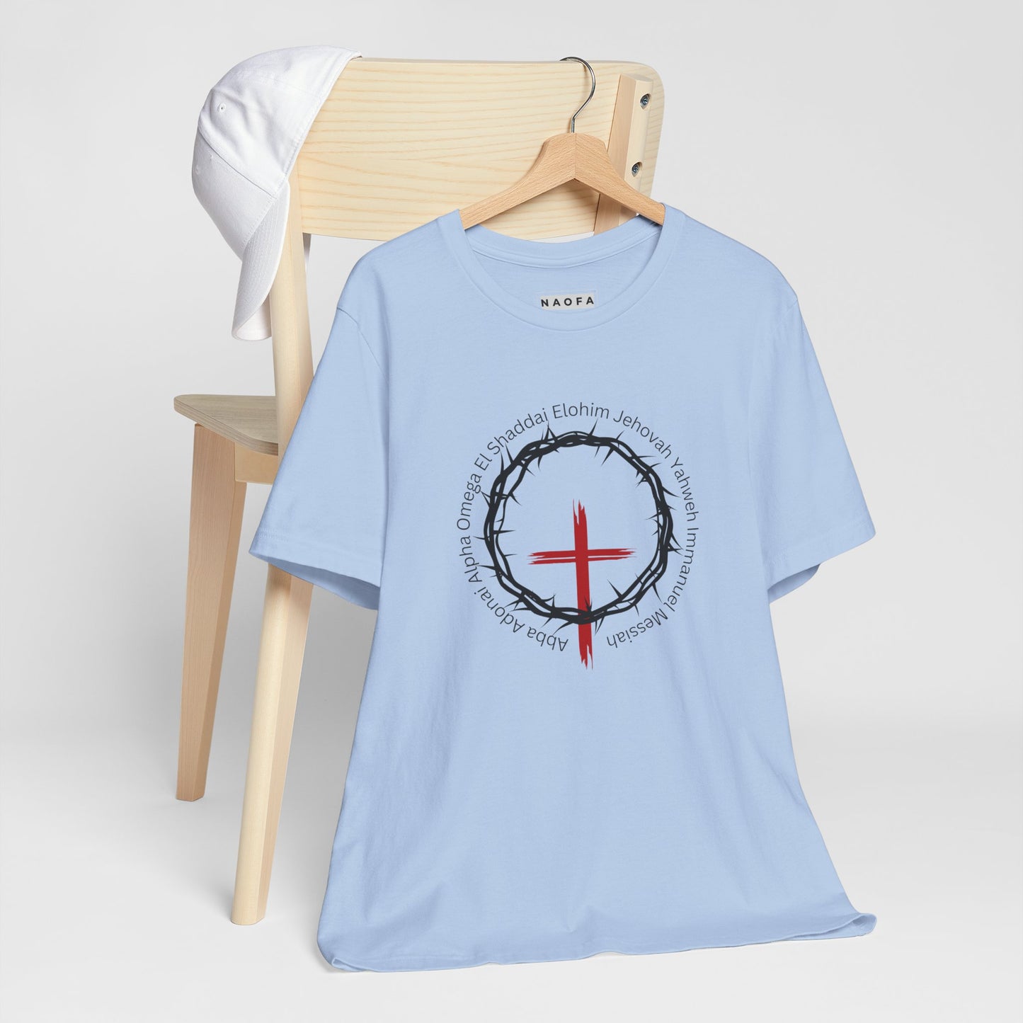 T-shirt unisexe avec les noms de Dieu