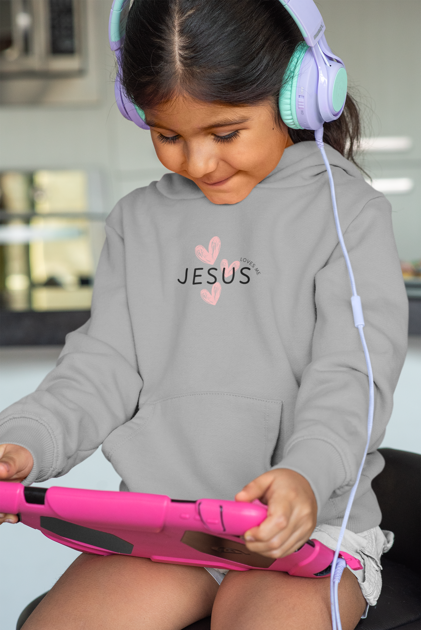 Jesus Loves Me Kids Relax Hoodie