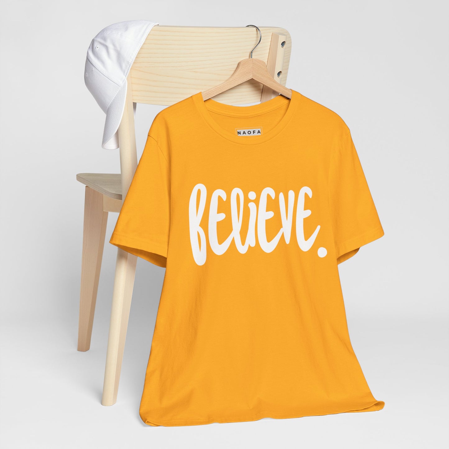 Believe, T-shirt unisexe - T-shirt à manches courtes inspirant