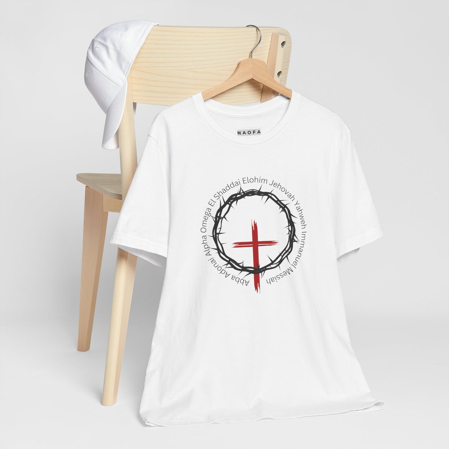 T-shirt unisexe avec les noms de Dieu