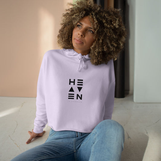 Heaven Crop Hoodie - Comfortable and Stylish Women's Apparel for a Dreamy Look