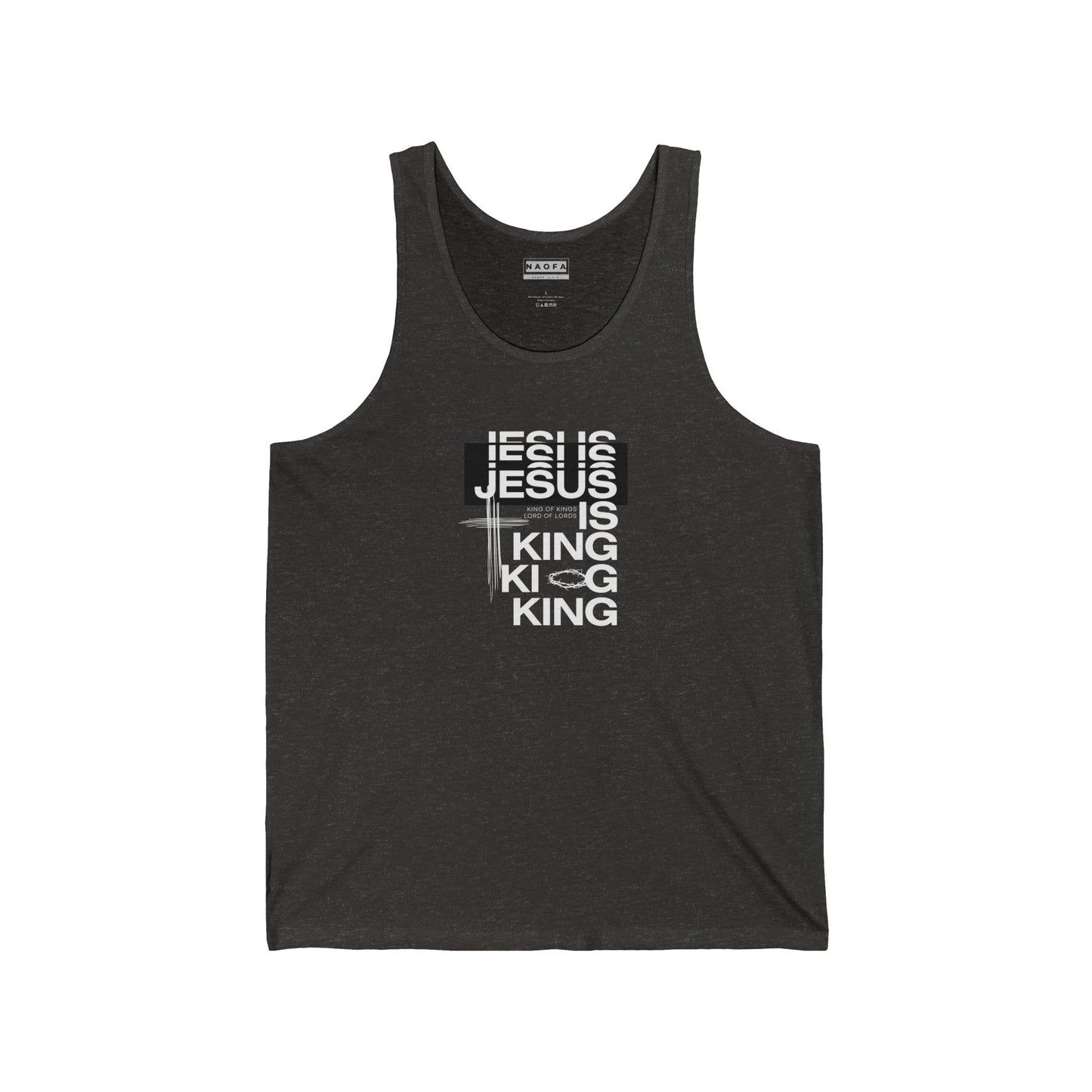 Jesus is King, Christian Jersey Tank