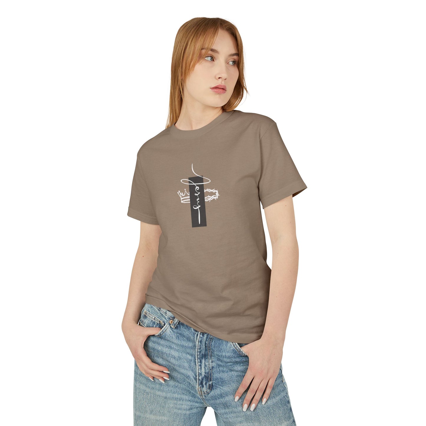 T-shirt à couronnes de Jésus décolorées