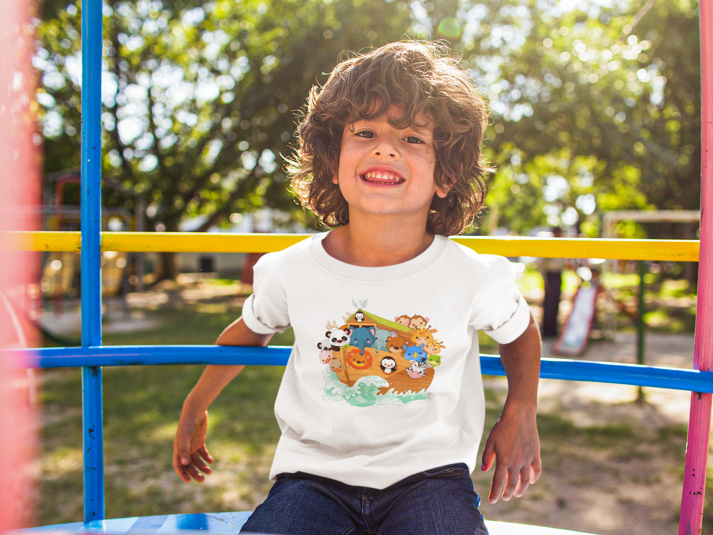 T-shirt pour enfants Arche de Noé