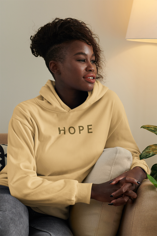 Hope Large Print Fleece Hoodie