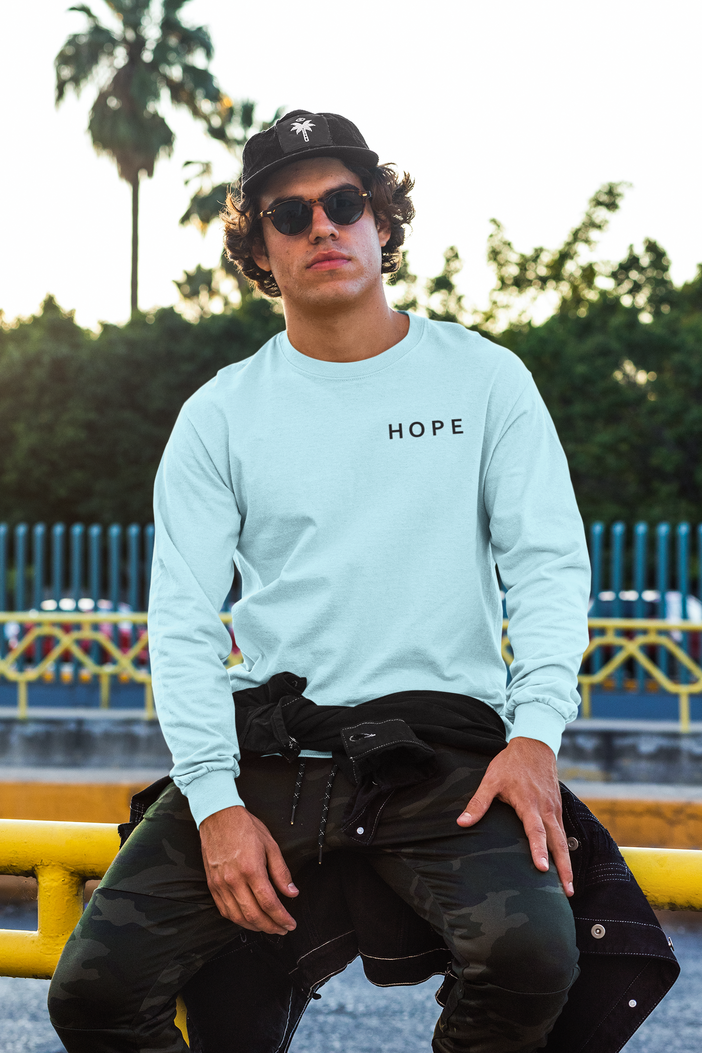 Hope Long Sleeve Tee - Left Breast