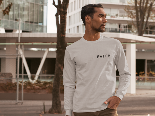 Faith Long Sleeve Tee - Left Breast