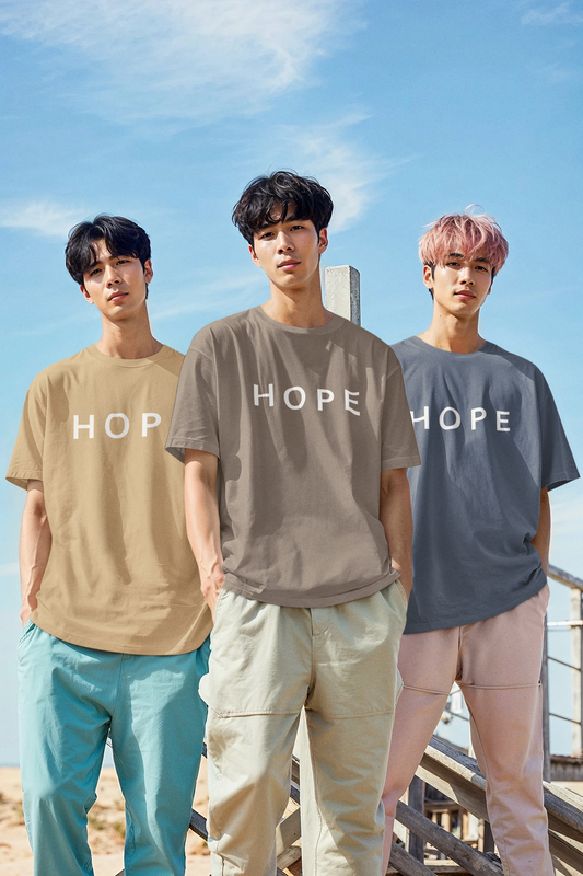 T-shirt Hope Faded - Coton unisexe